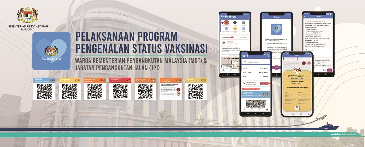 Introduction vaccination status for MOT/JPJ Staff and Public